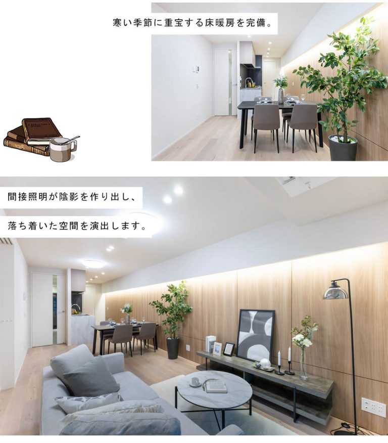 サンビューハイツ渋谷のリビングダイニング