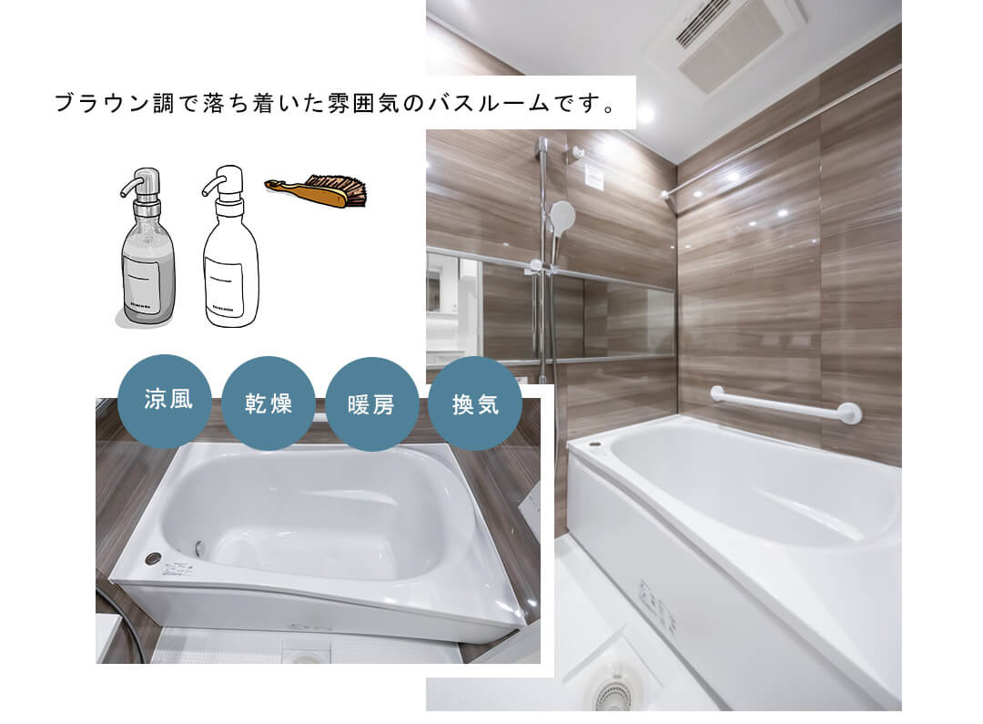 神宮前プリンスハイツの浴室