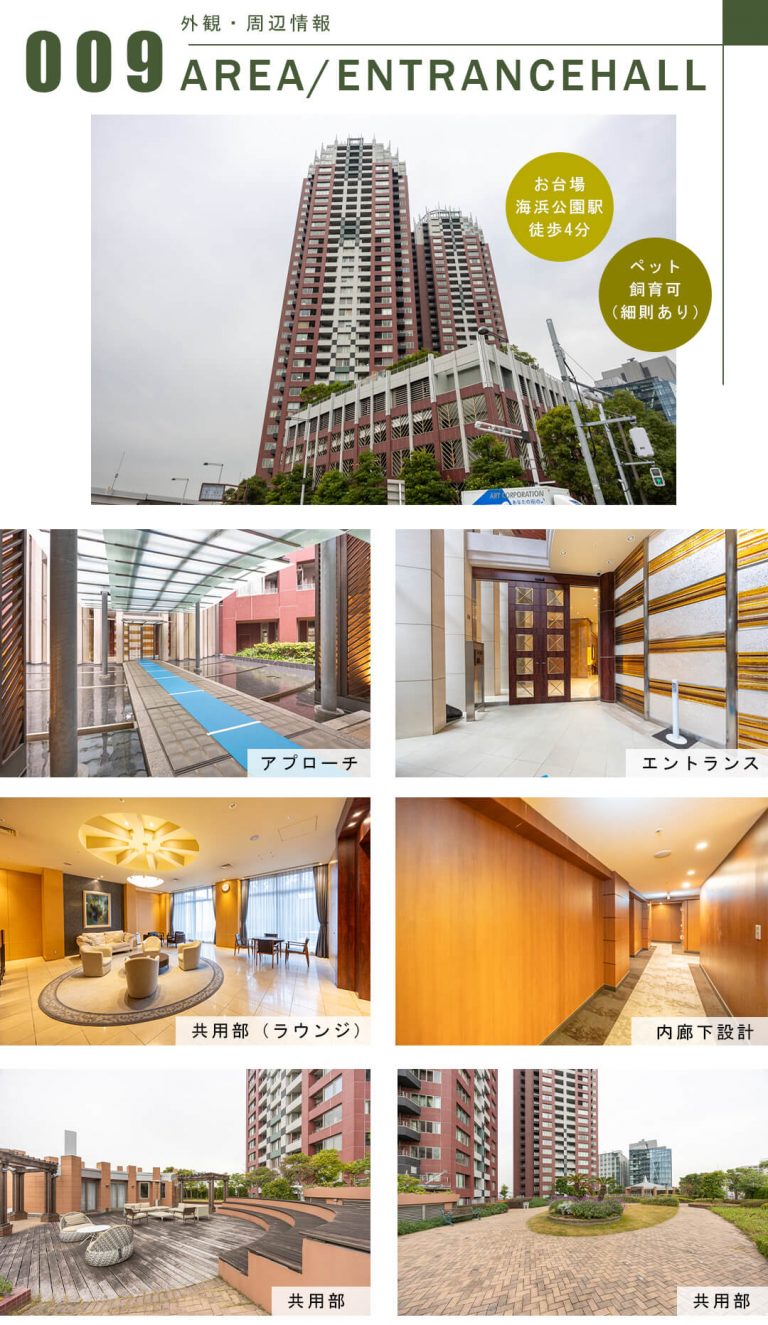 THE TOWERS DAIBA EASTの外観・周辺情報