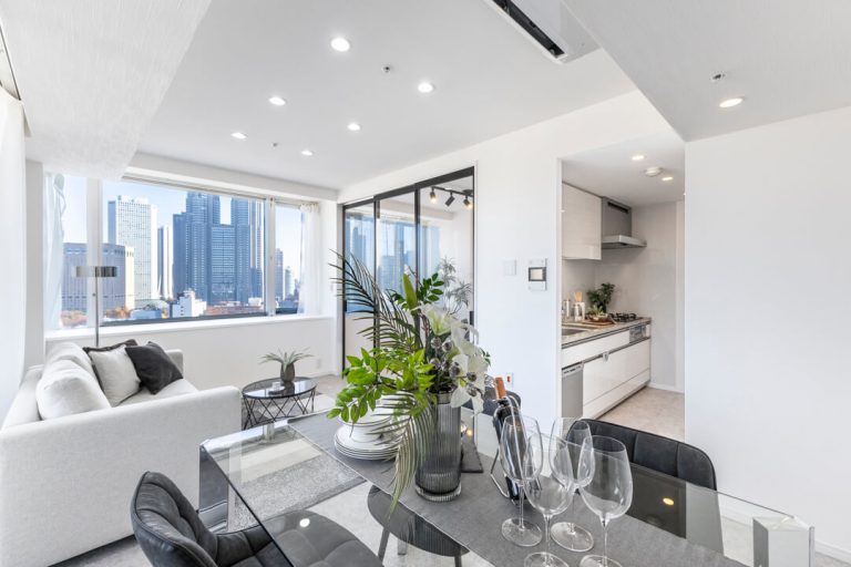 パークタワー渋谷本町　新宿エリアのビル群が望める、19階部の2LDK