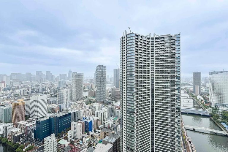 勝どき　43階2LDK、空と水辺が織りなすやさしい眺め