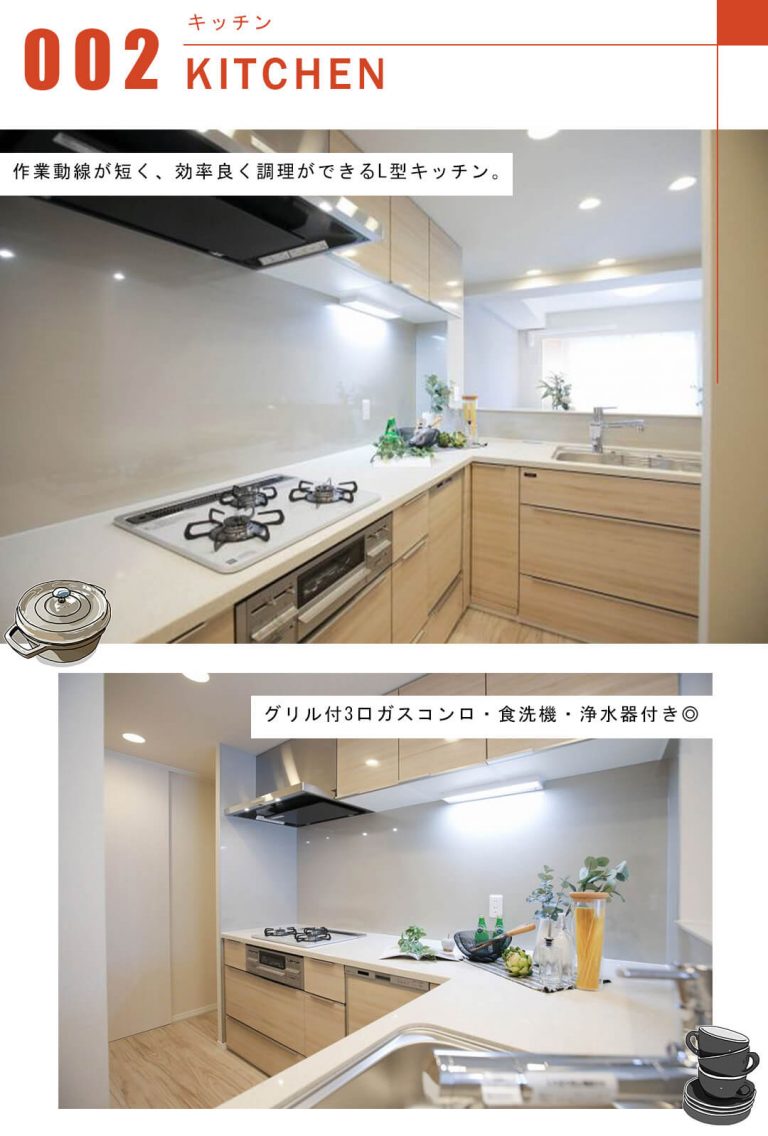 オーベル目黒のキッチン