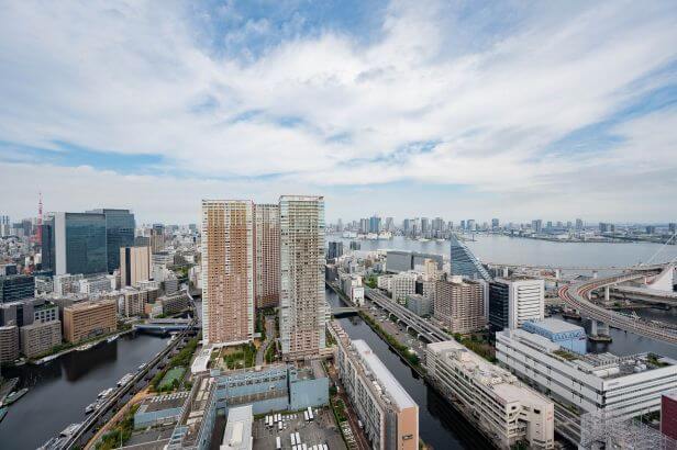 芝浦アイランドケープタワー　44階部の高層階、開放的な景色と暮らす