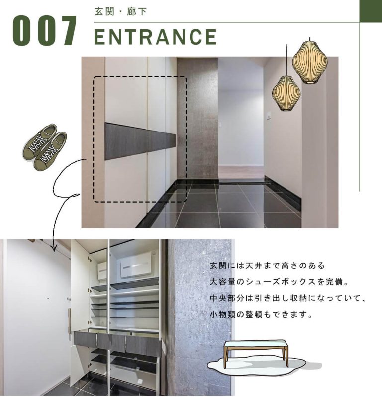 シティタワー新宿新都心の玄関・廊下