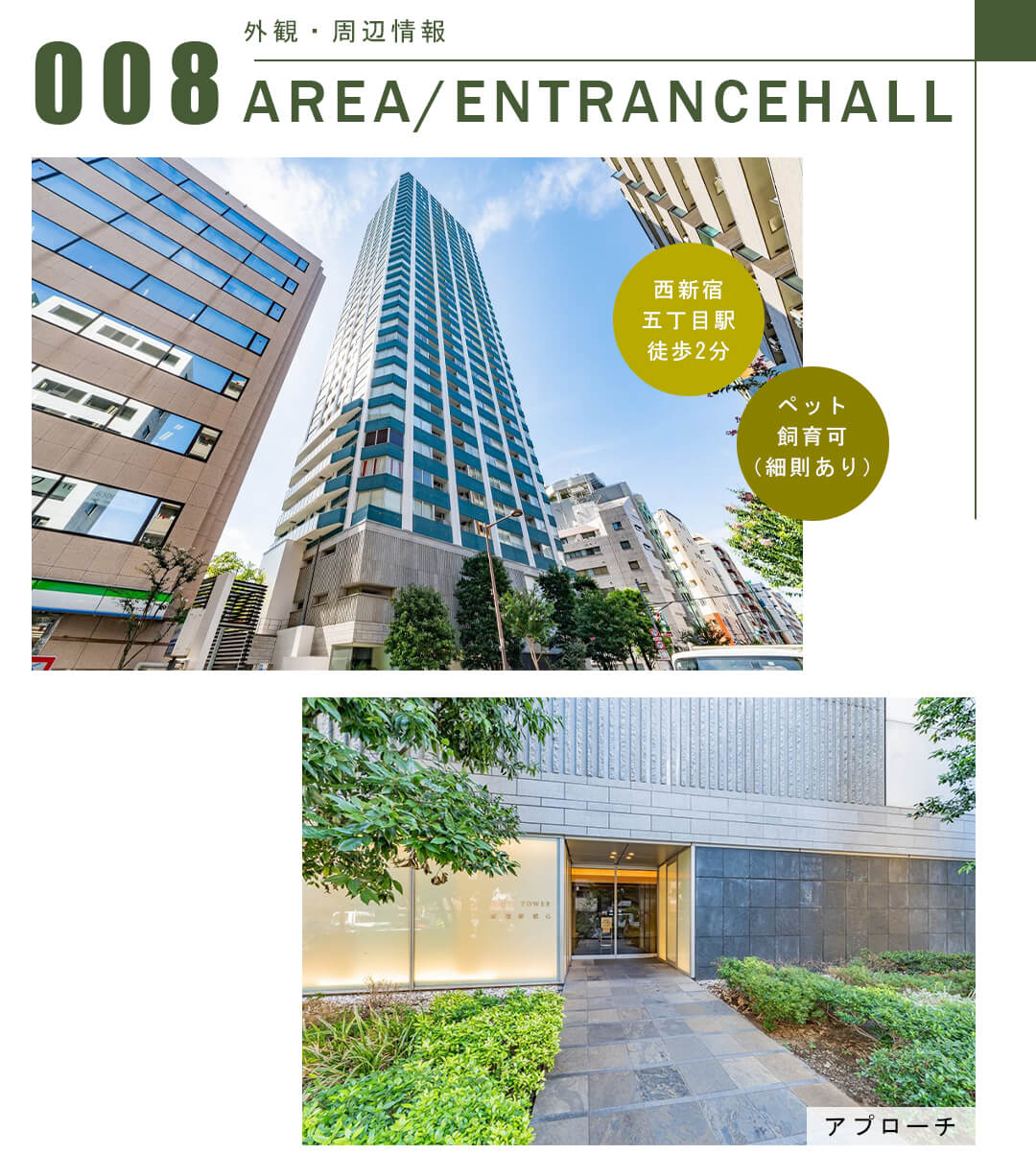 シティタワー新宿新都心の外観・周辺情報