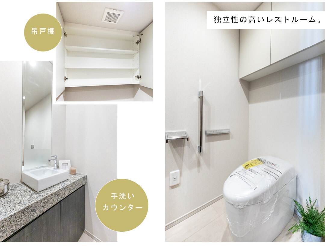 ザ・パークハウスグラン南青山高樹町のトイレ