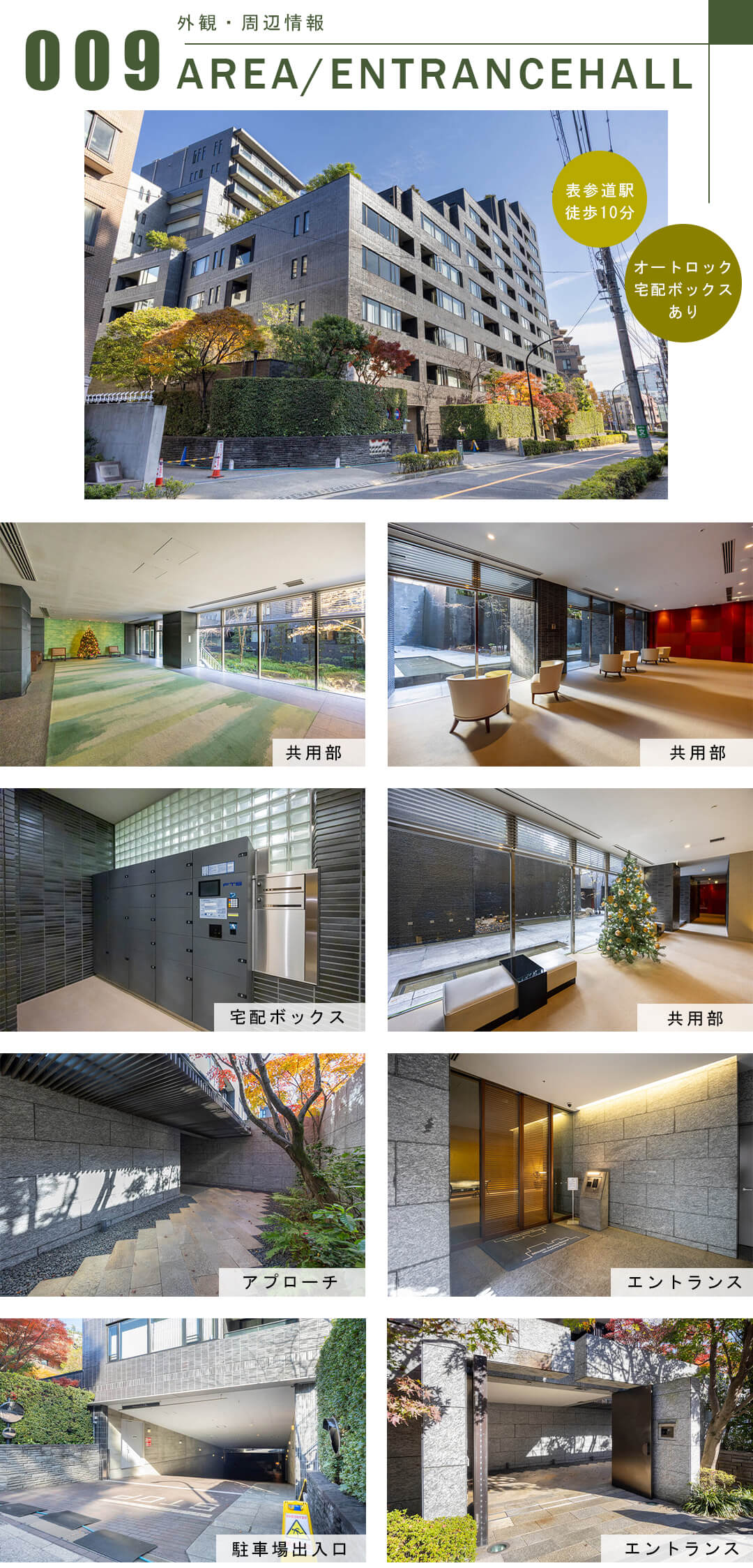 南青山テラス常盤松フォレストの外観・周辺情報