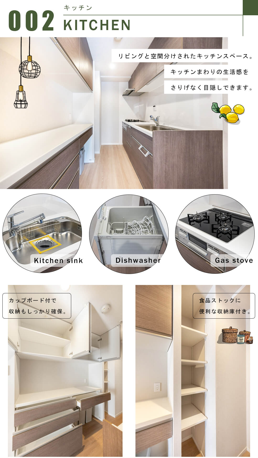 アビテ白金台のキッチン