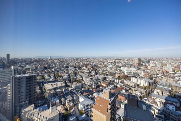 リビングダイニング眺望