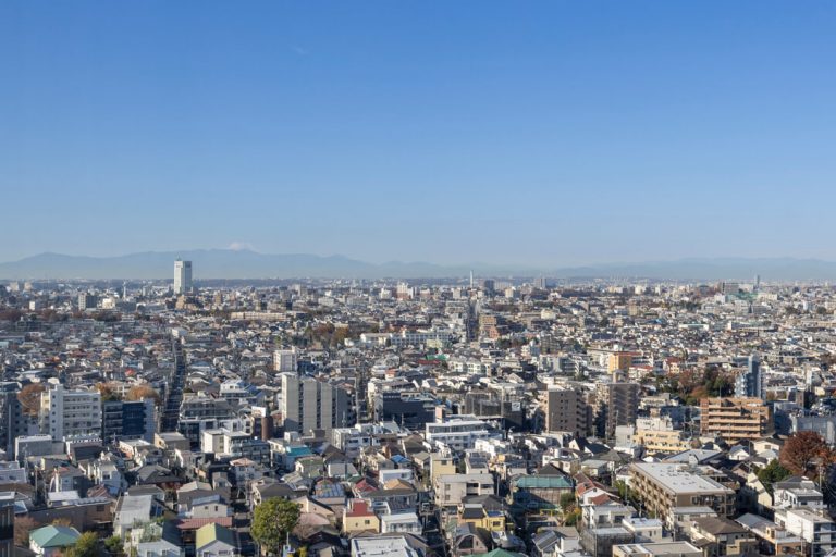 リビングダイニング眺望