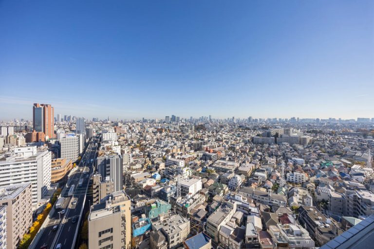 バルコニー眺望（リビング側）