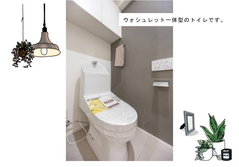 クレッセント目黒青葉台のトイレ