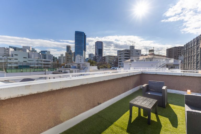 バルコニー（5F東側）