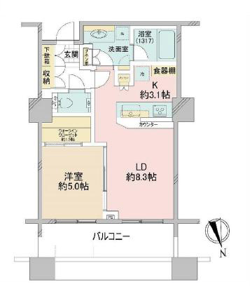 パークコート麻布十番ザ・タワー　日常の景色に、東京タワーという華やぎを添える住まい 間取図