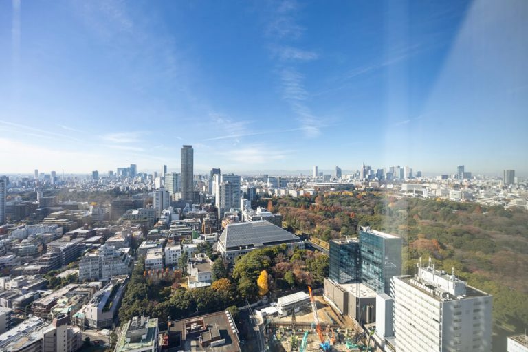 リビングダイニングからの眺望