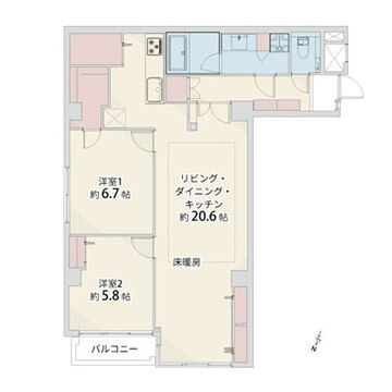 麹町　千代田区四番町アドレス！文化と歴史あるエリアで暮らす 間取図