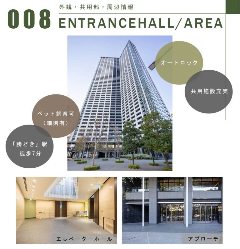 008外観,共用部,周辺情報,ENTRANCEHALL,AREA