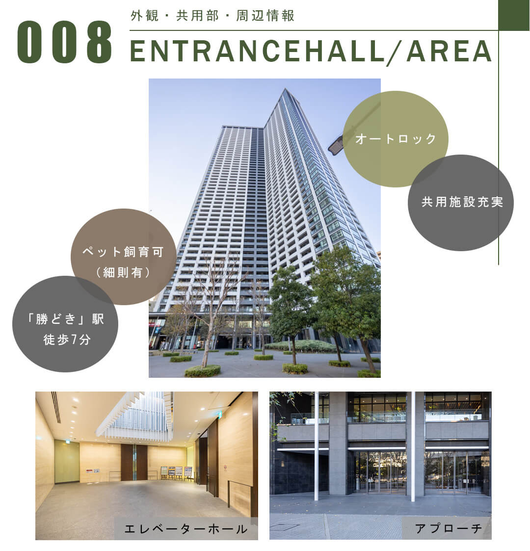 008外観,共用部,周辺情報,ENTRANCEHALL,AREA