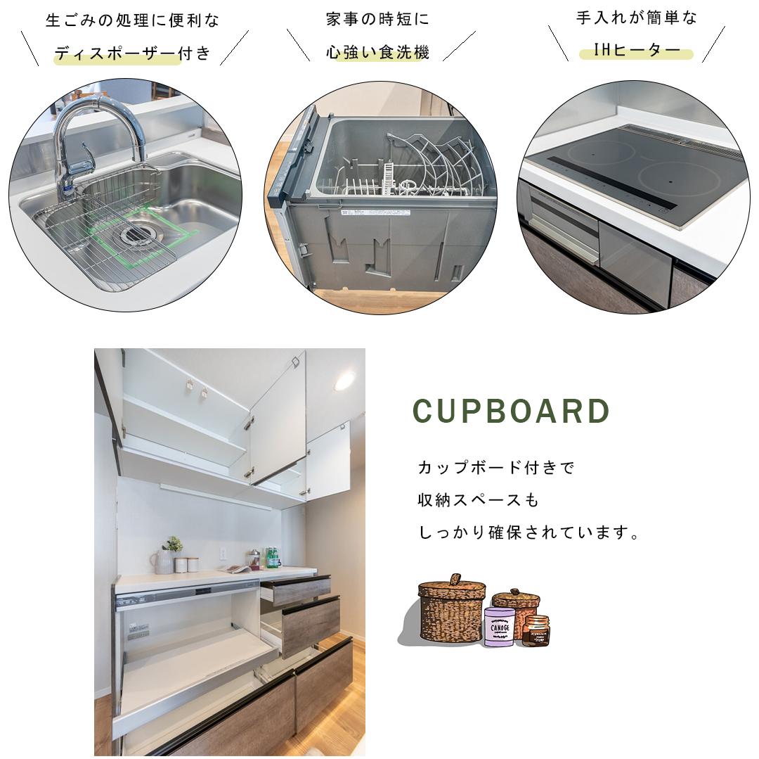 勝どきザ・タワーのキッチン