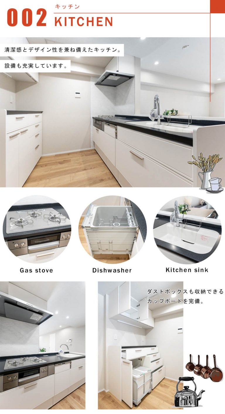 サンビューハイツ渋谷のキッチン