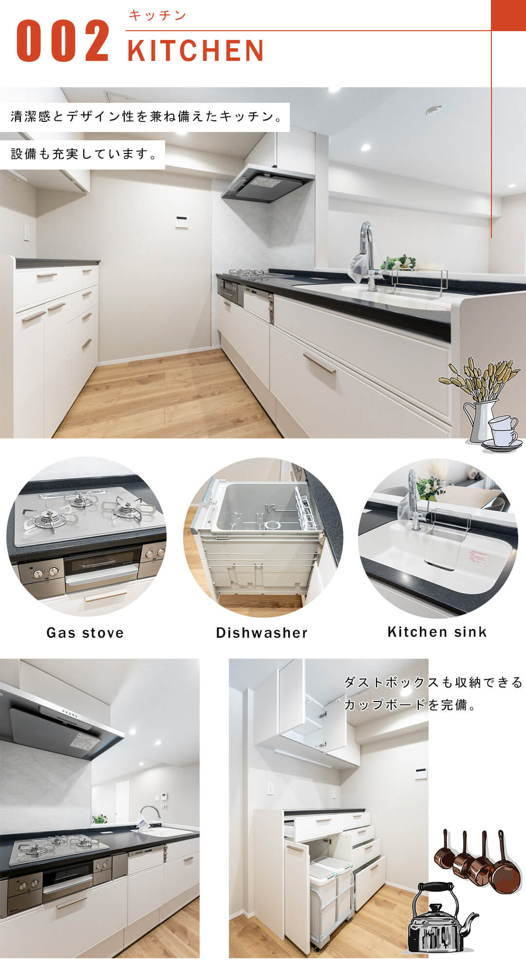 サンビューハイツ渋谷のキッチン