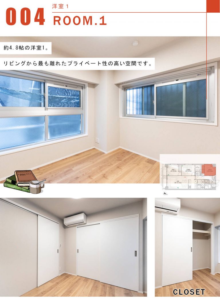 サンビューハイツ渋谷の洋室