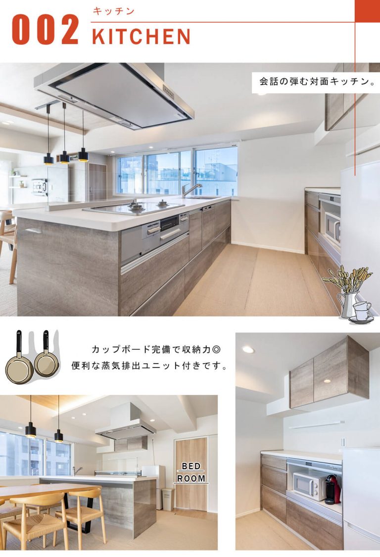 オリエンタル千駄ヶ谷のキッチン