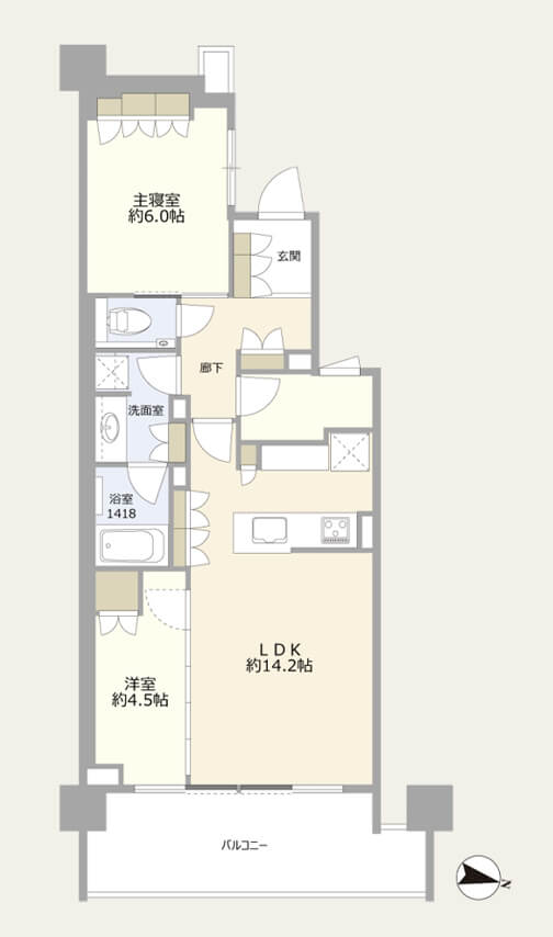 パークシティ高田馬場　2025年竣工、共用設備充実の大規模マンション 間取り図