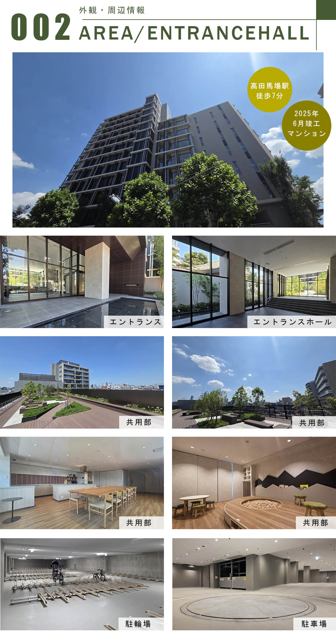 パークシティ高田馬場の外観・周辺情報