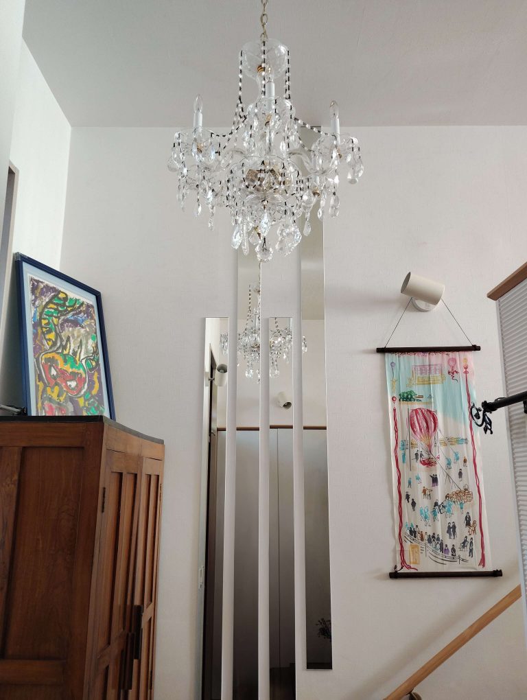 玄関 シャンデリア