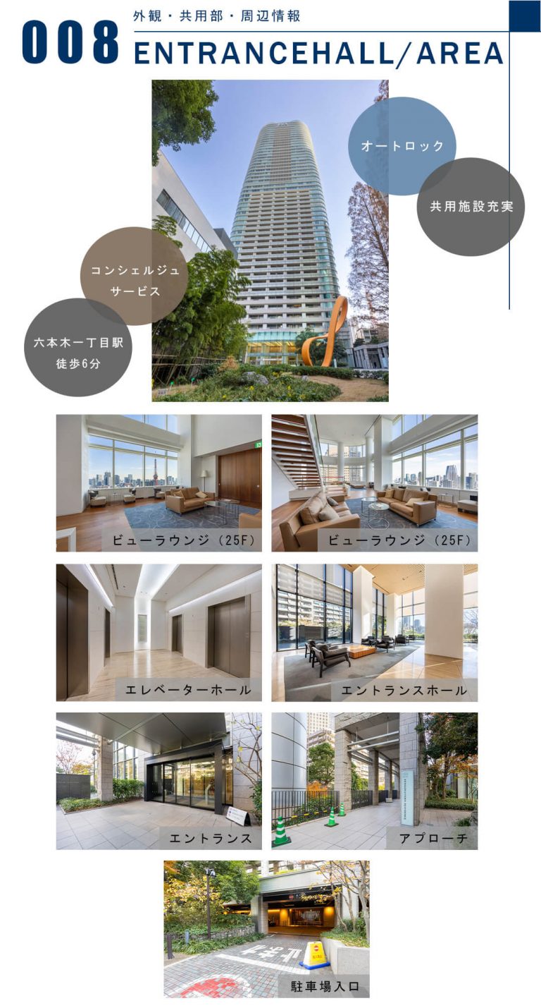 008外観,共用部,周辺情報,ENTRANCEHALL,AREA