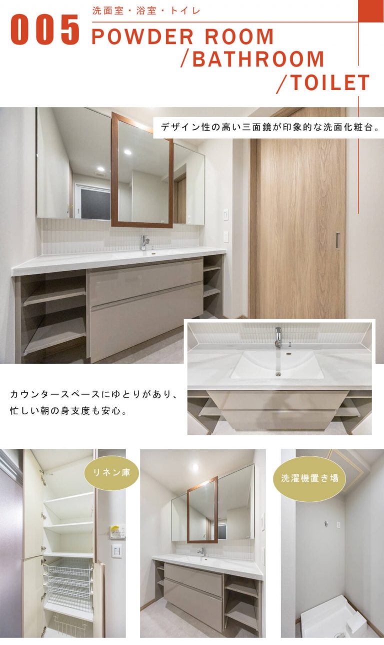 芝浦アイランドケープタワーの洗面室