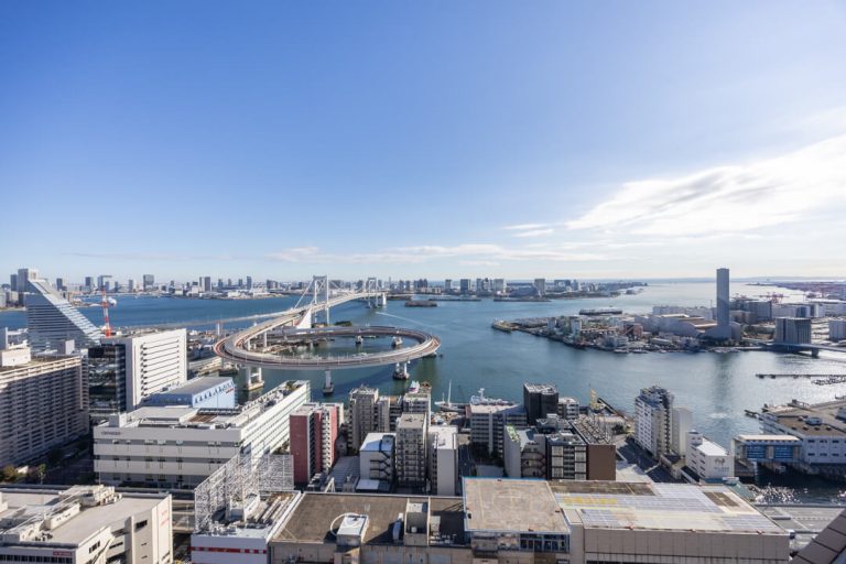 芝浦アイランドケープタワー　朝景色を愉しむ高層レジデンス