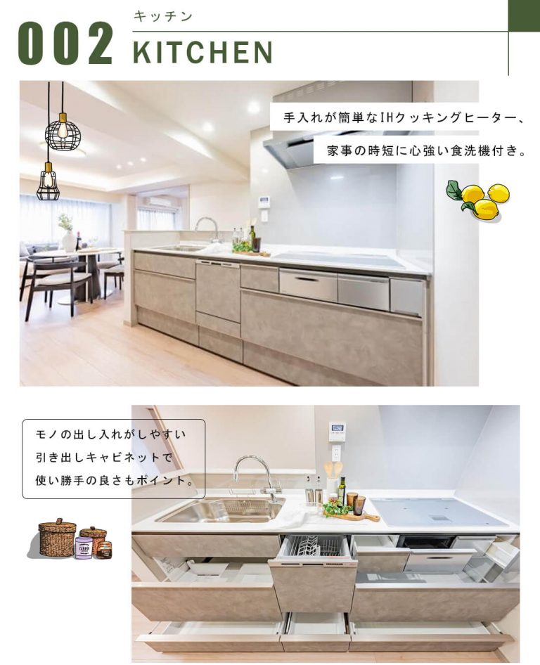 マートルコート麹町のキッチン