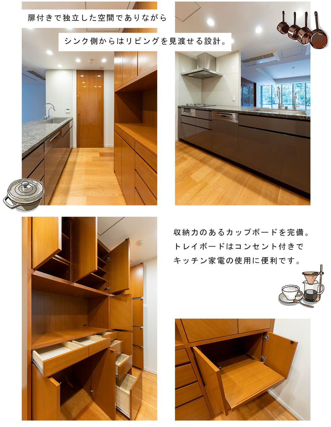 プラウド六本木のキッチン