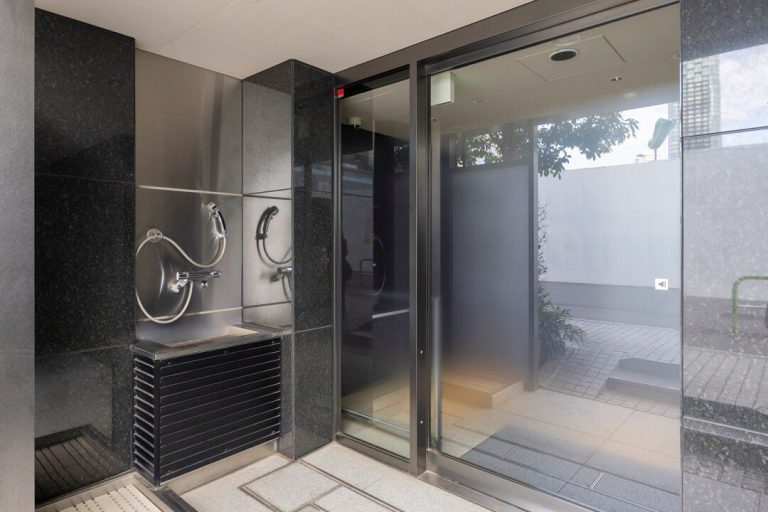 ペット用足洗い場