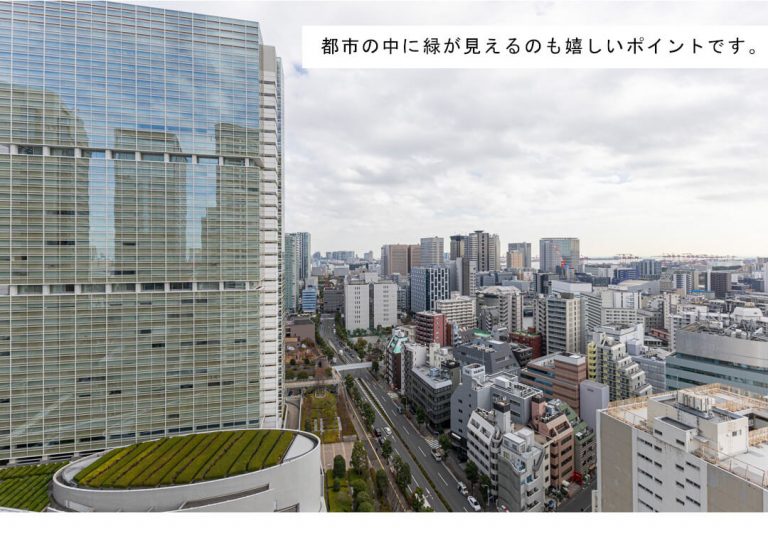 品川Vタワーのバルコニー