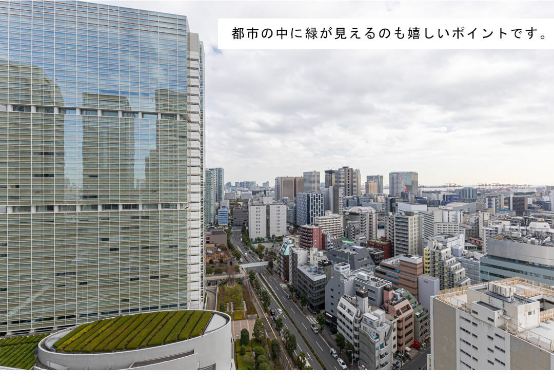 品川Vタワーのバルコニー