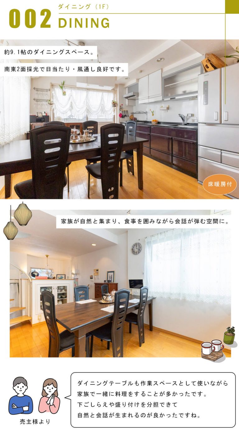 セボン高輪台のダイニング