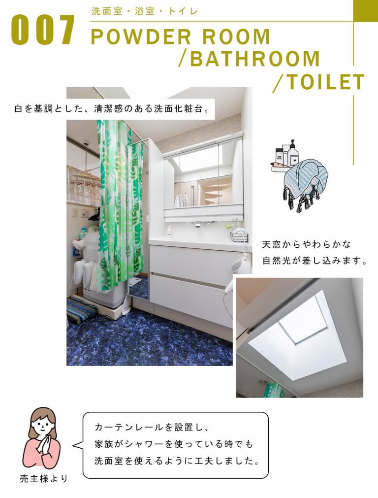 セボン高輪台の洗面室