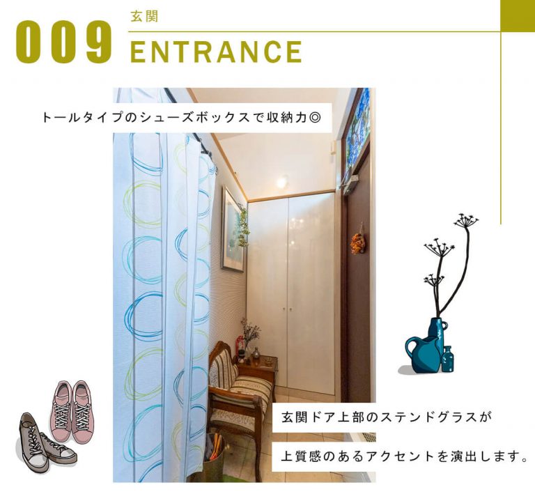 セボン高輪台の玄関