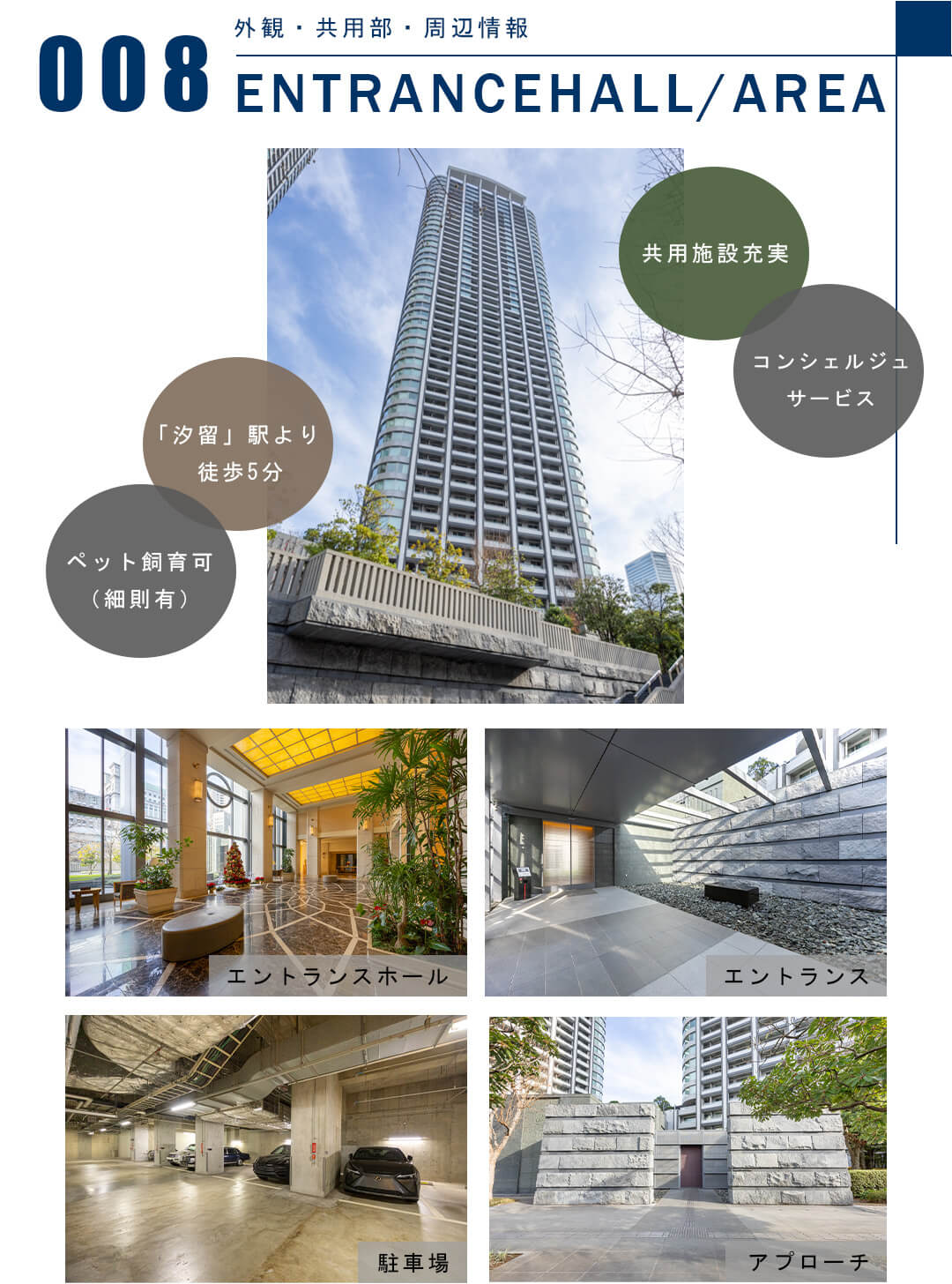 008外観,共用部,周辺情報,ENTRANCEHALL,AREA