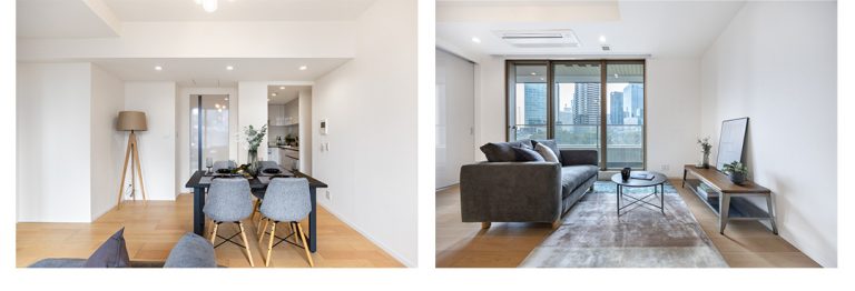 東京ツインパークスライトウイングのリビングダイニング