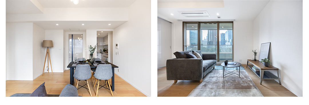 東京ツインパークスライトウイングのリビングダイニング