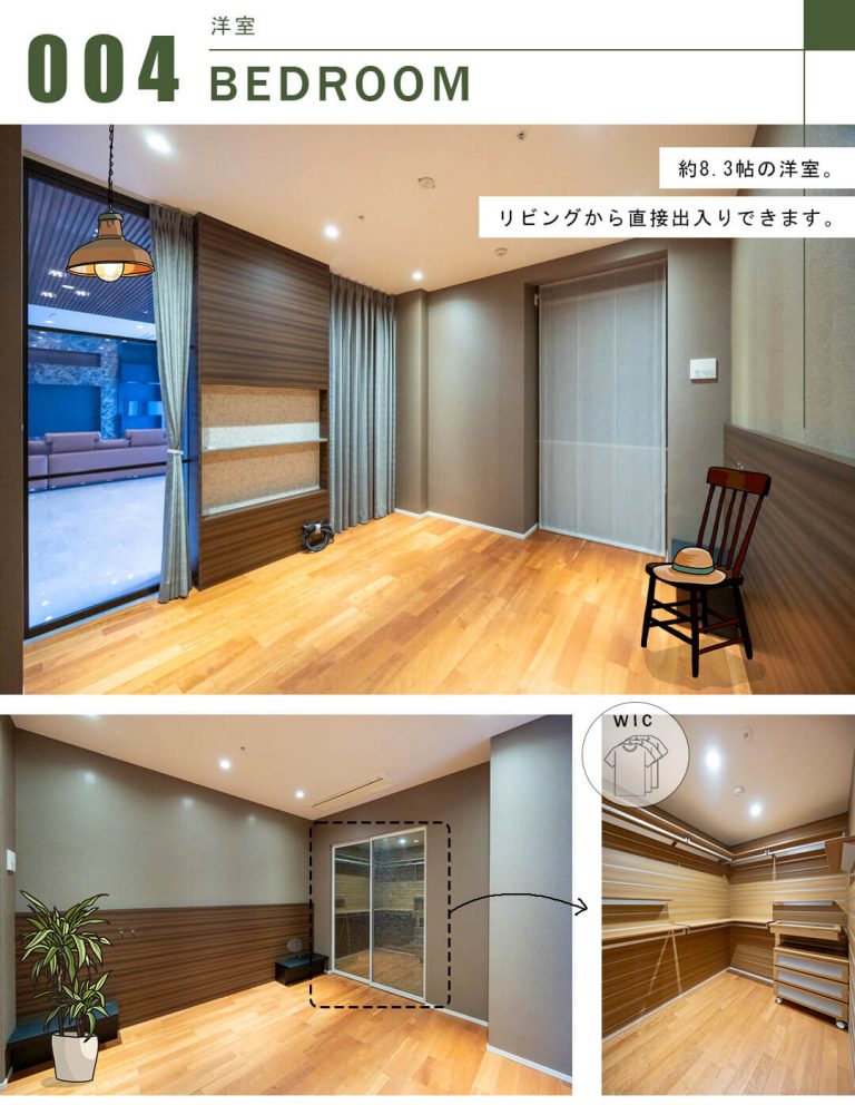 パークシティ中央湊ザタワーの洋室