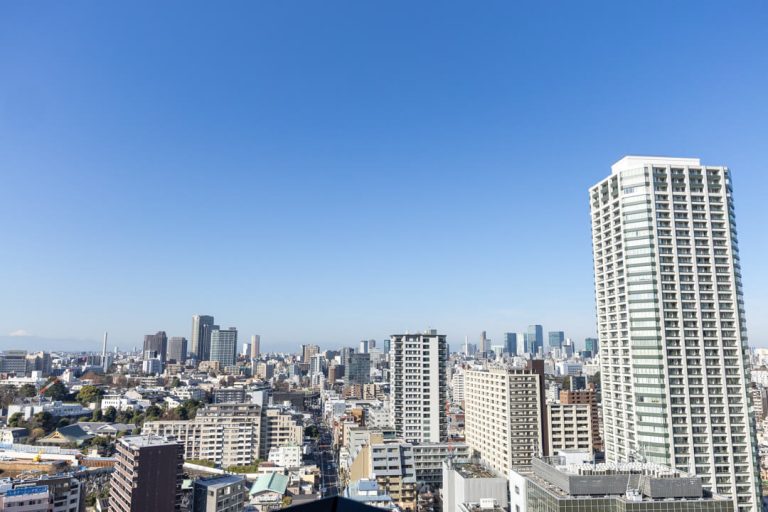 ザ・パークハウス高輪タワー　2021年築！20階部分から楽しむ都会的で開放感のある眺望