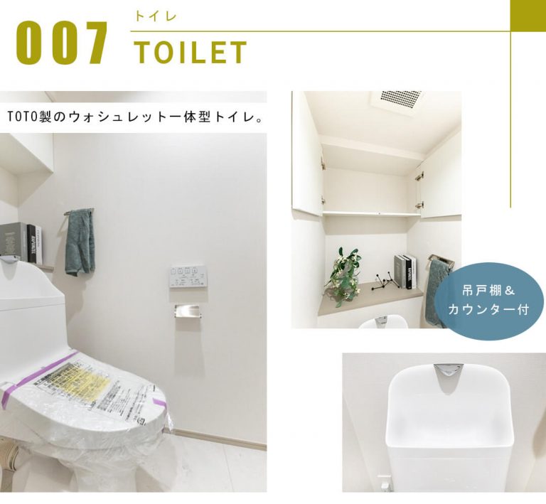 天王洲デュープレックスのトイレ