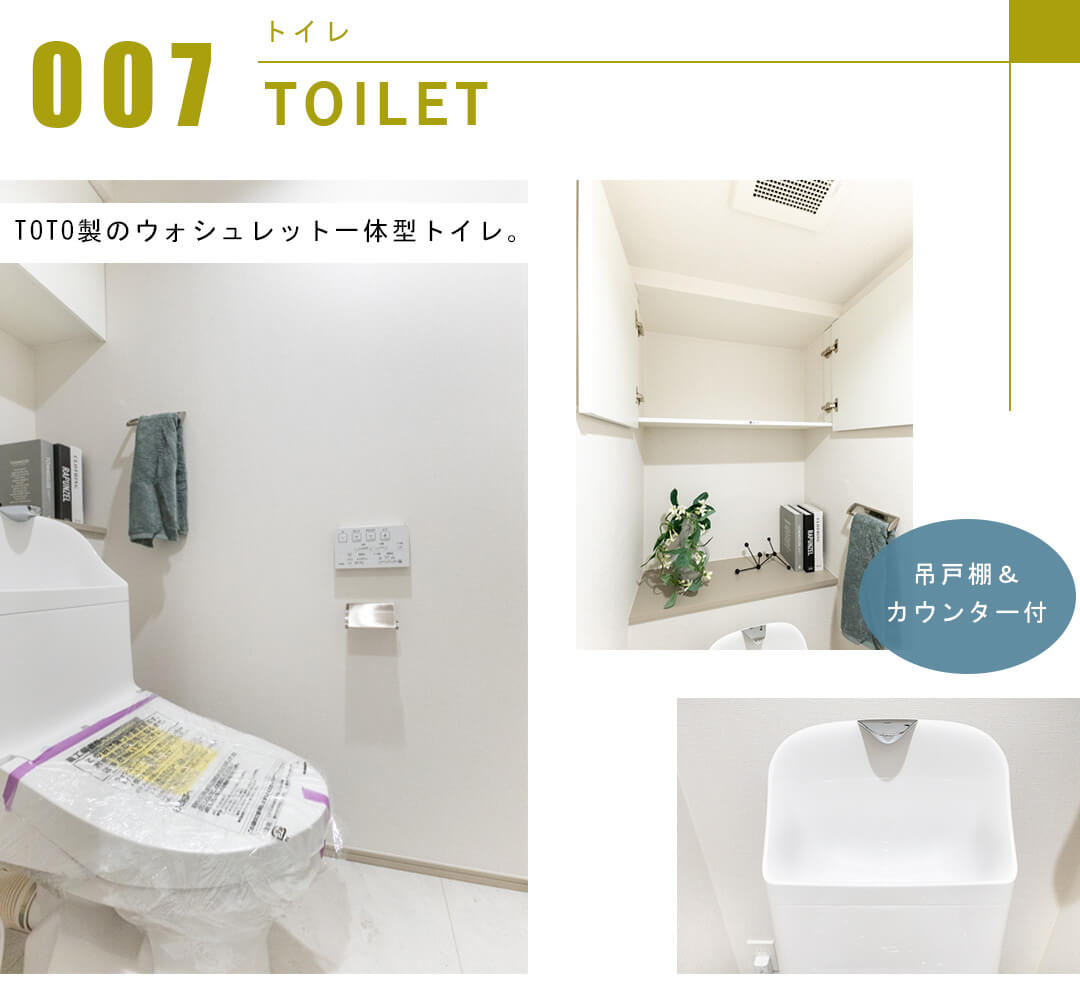 天王洲デュープレックスのトイレ