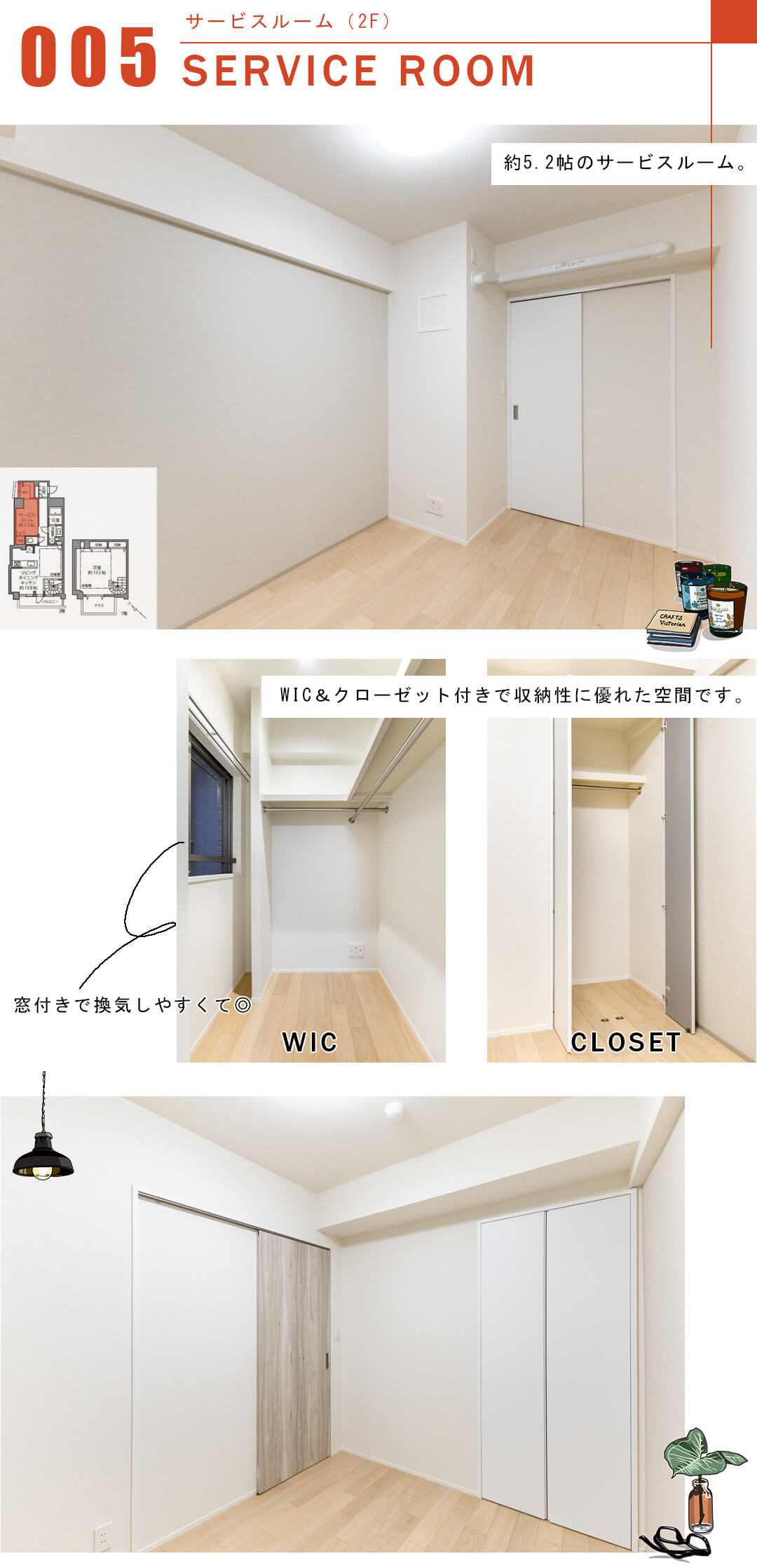 菱和パレス島津山のサービスルーム