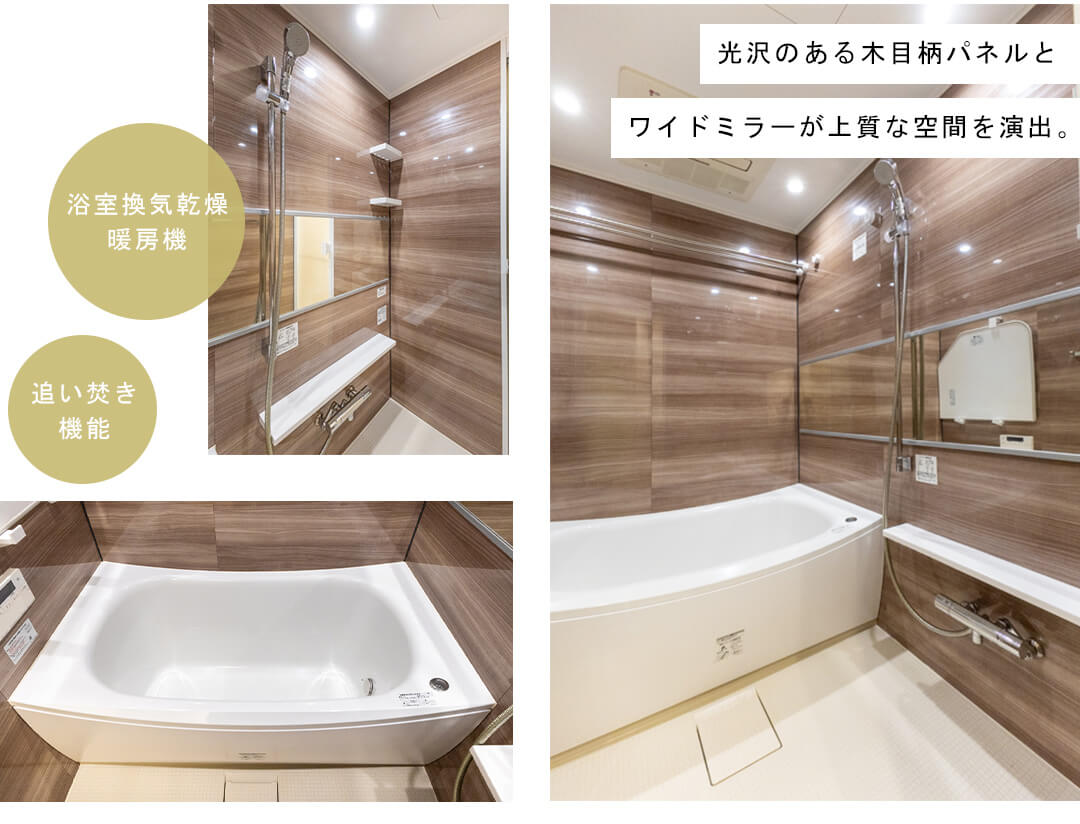 菱和パレス島津山の浴室